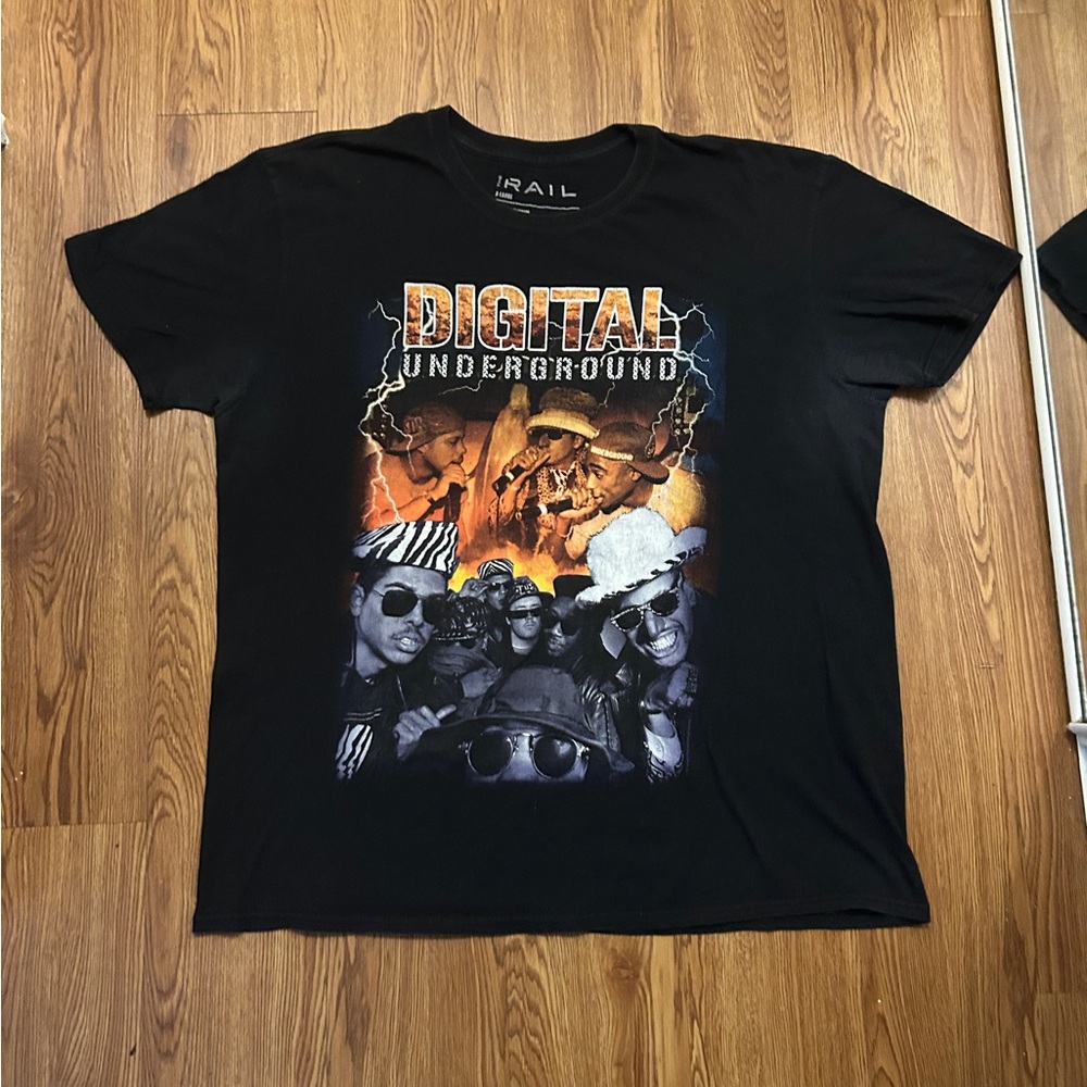 Retro Digital Underground Graphic T-Shirt (tupac)